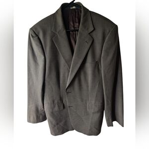 Brooks Brothers 346 Men's Grey Patterned Stretch Blazer 42R